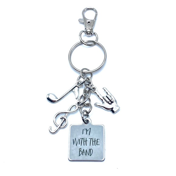 I’m With The Band Keychain Bag Charm - Picture 4 of 8